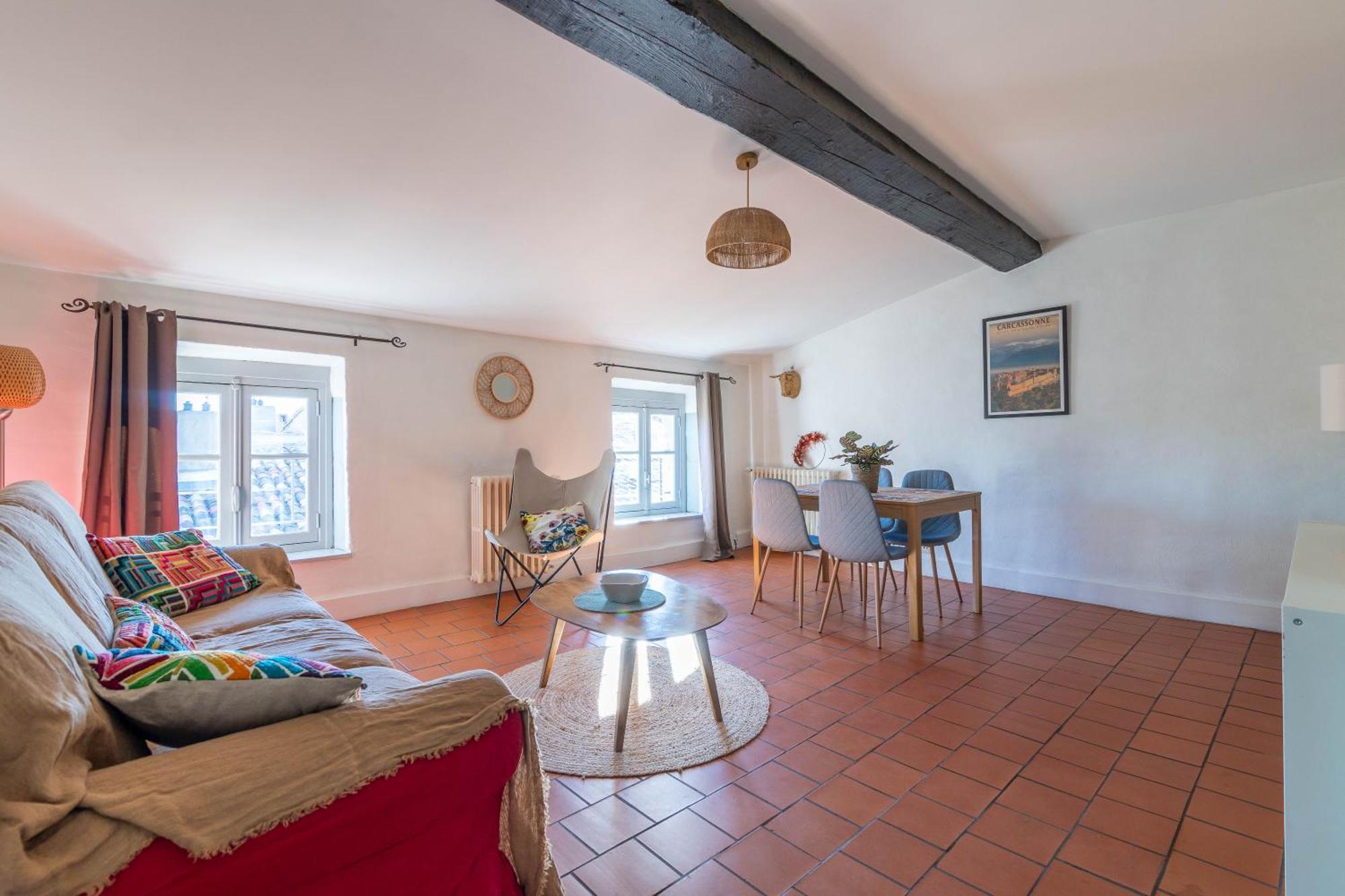 Bel Appartement Avec Cour Au Coeur De La Bastide Carcassonne Buitenkant foto